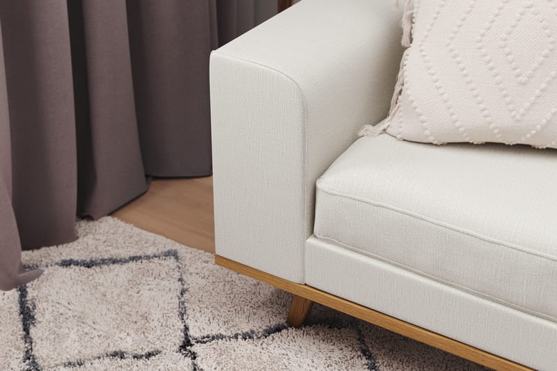 Copenhagen 4-sits Tygsoffa - Ljusgrå - Möbler - Soffa - 4 sits soffa