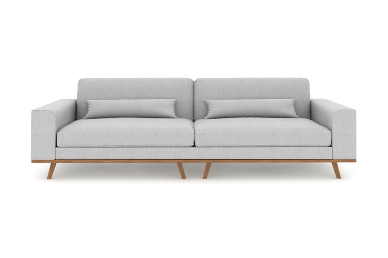 Copenhagen 4-sits Tygsoffa - Ljusgrå - Möbler - Soffa - 4 sits soffa