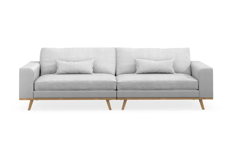 Copenhagen 4-sits Tygsoffa - Ljusgrå - Möbler - Soffa - 4 sits soffa