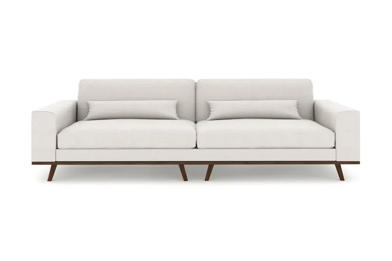 Copenhagen 4-sits Tygsoffa - Ljusgrå - Möbler - Soffa - 4 sits soffa