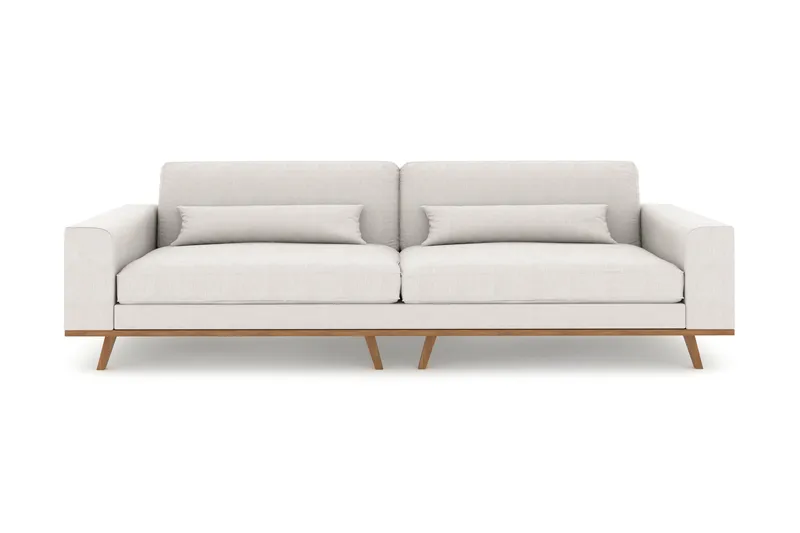 Copenhagen 4-sits Tygsoffa - Ljusgrå - Möbler - Soffa - 4 sits soffa