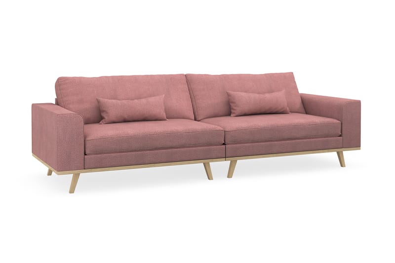 Copenhagen 4-sits Tygsoffa - Rosa - Möbler - Soffa - 4 sits soffa