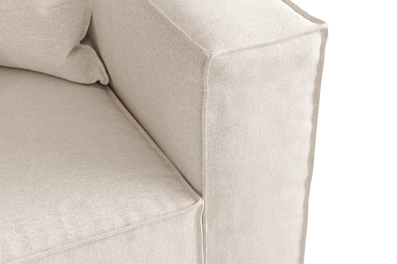 Cubo 4-sits Djup Modulsoffa i Tyg - Beige - Möbler - Soffa - 4 sits soffa
