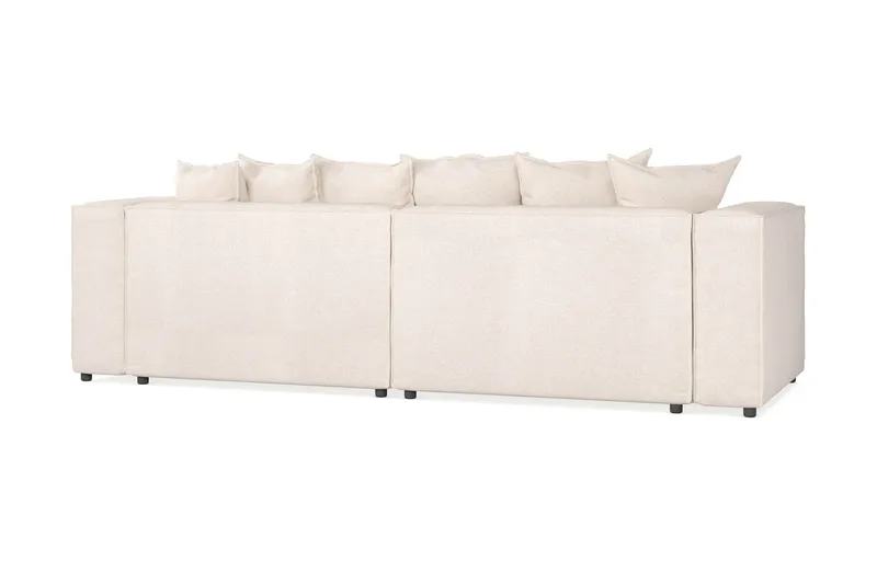 Cubo 4-sits Djup Modulsoffa i Tyg - Beige - Möbler - Soffa - 4 sits soffa