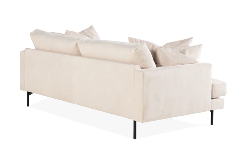 Menard 3-sits Djup Manchestersoffa - Beige - Möbler - Soffa - 3 sits soffa