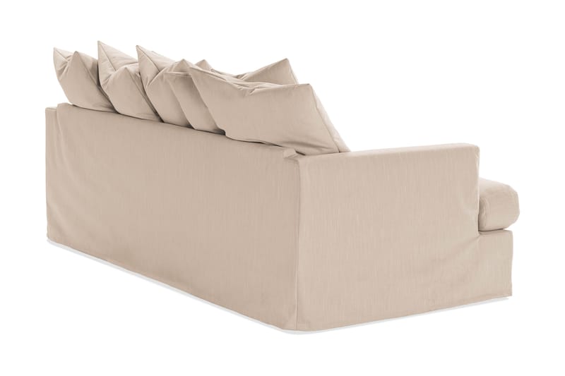 Menard 3-sits Djup Tygsoffa - Beige - Möbler - Soffa - 3 sits soffa