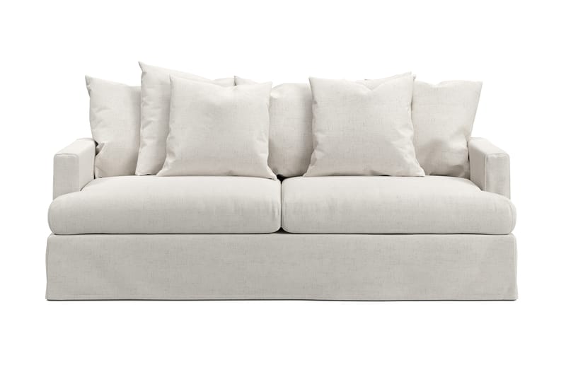 Menard 3-sits Tygsoffa - Beige - Möbler - Soffa - 3 sits soffa