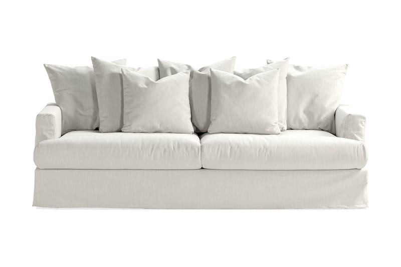 Menard 3-sits Tygsoffa - Ljusgrå - Möbler - Soffa - 3 sits soffa
