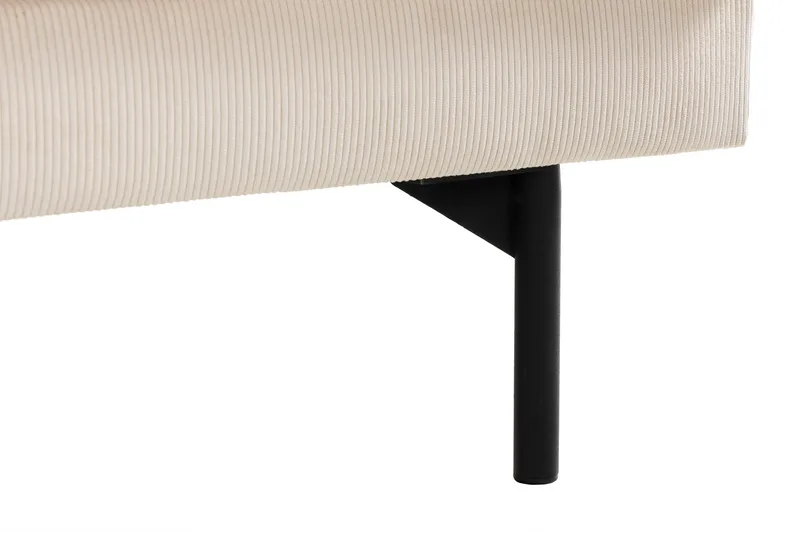 Menard 4-sits Djup Manchestersoffa - Beige - Möbler - Soffa - 4 sits soffa