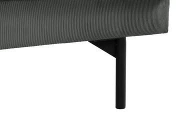 Menard 4-sits Djup Manchestersoffa - Grå - Möbler - Soffa - 4 sits soffa