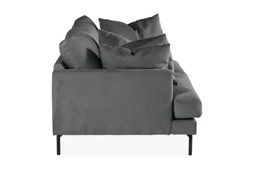 Menard 4-sits Djup Manchestersoffa - Grå - Möbler - Soffa - 4 sits soffa