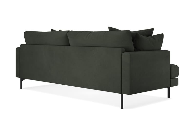 Menard 4-sits Djup Manchestersoffa - Mörkgrön - Möbler - Soffa - 4 sits soffa