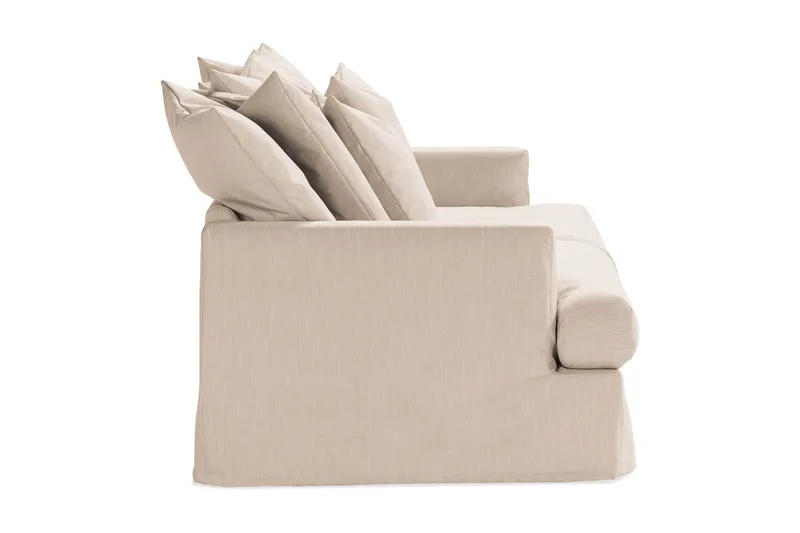 Menard 4-sits Djup Tygsoffa - Beige - Möbler - Soffa - 4 sits soffa