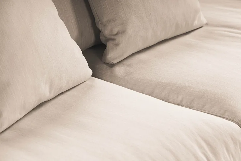 Menard 4-sits Djup Tygsoffa - Beige - Möbler - Soffa - 4 sits soffa