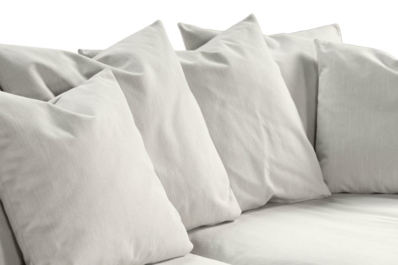 Menard 4-sits Djup Tygsoffa - Ljusgrå - Möbler - Soffa - 4 sits soffa