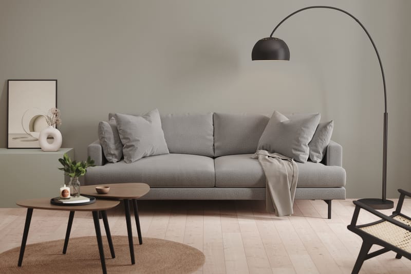 Menard 4-sits Soffa - Grå - Möbler - Soffa - 4 sits soffa