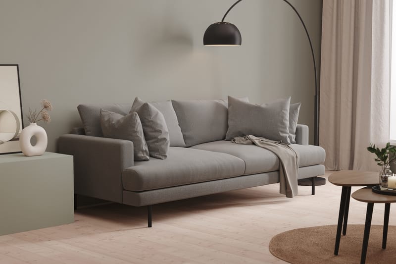 Menard 4-sits Soffa - Grå - Möbler - Soffa - 4 sits soffa