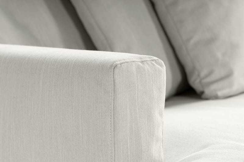 Menard 4-sits Soffa Tvättbar & avtagbar klädsel - Linnebeige - 4 sits soffa