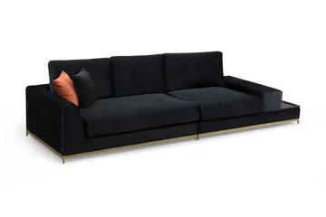 Mezonzo 4-sits Soffa - Svart - Möbler - Soffa - 4 sits soffa
