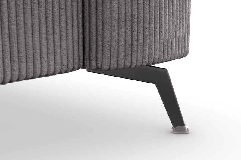 Ocean Lyx 4-sits Manchestersoffa - Mörkgrå - Möbler - Soffa - 4 sits soffa