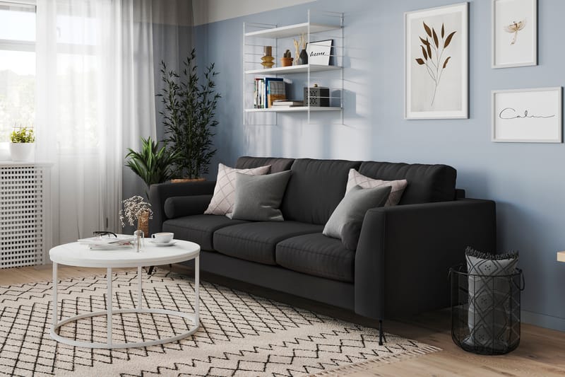 Ocean Lyx 4-sits Soffa - Svart - Möbler - Soffa - 4 sits soffa