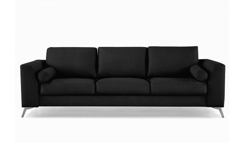 Ocean Lyx 4-sits Tygsoffa - Svart - Möbler - Soffa - 4 sits soffa
