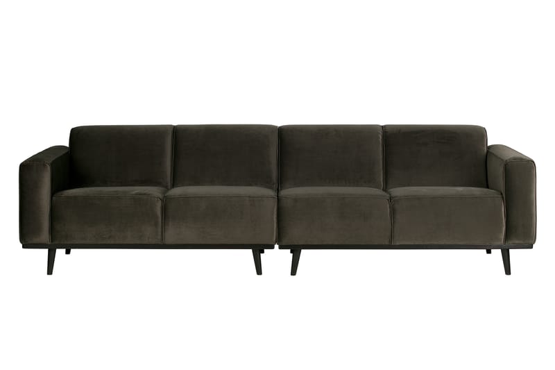 Statement 4-sits Sammetssoffa - Grön - Möbler - Soffa - 4 sits soffa