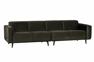 Statement 4-sits Sammetssoffa - Grön - Möbler - Soffa - 4 sits soffa