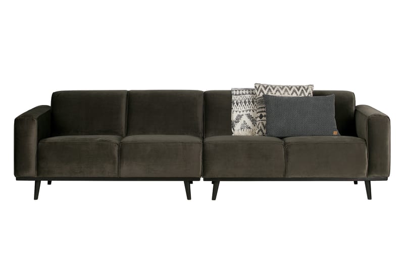 Statement 4-sits Sammetssoffa - Grön - Möbler - Soffa - 4 sits soffa