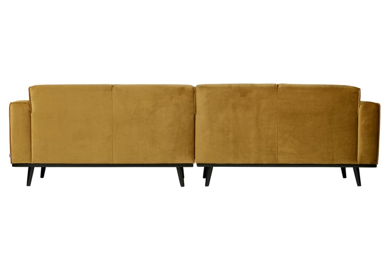 Statement 4-sits Sammetssoffa - Honungsgul - Möbler - Soffa - 4 sits soffa
