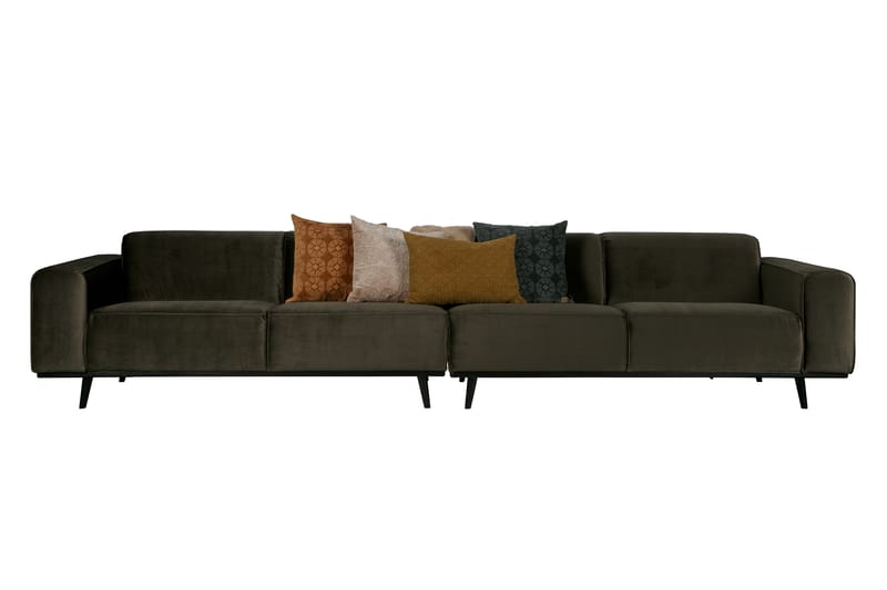 Statement 4-sits Sammetssoffa Large - Grön - Möbler - Soffa - 4 sits soffa