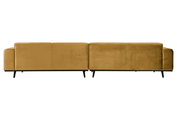 Statement 4-sits Sammetssoffa Large - Honungsgul - Möbler - Soffa - 4 sits soffa