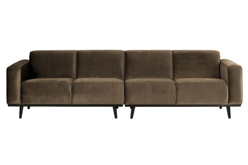 Statement 4-sits Sammetssoffa Large - Taupe - Möbler - Soffa - 4 sits soffa