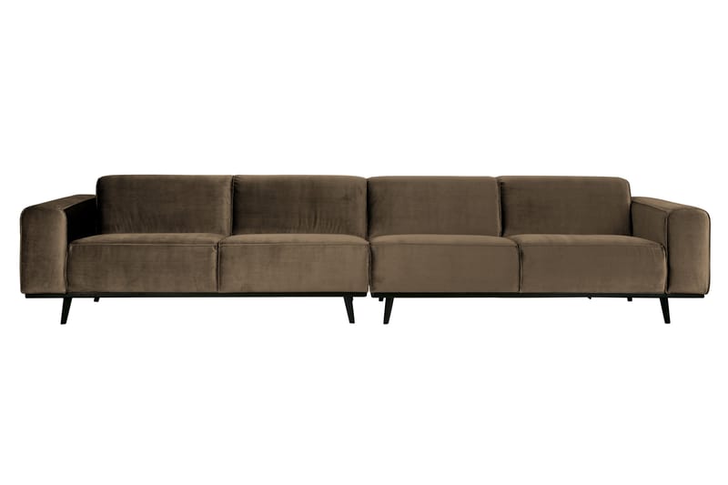 Statement 4-sits Sammetssoffa Large - Taupe - Möbler - Soffa - 4 sits soffa