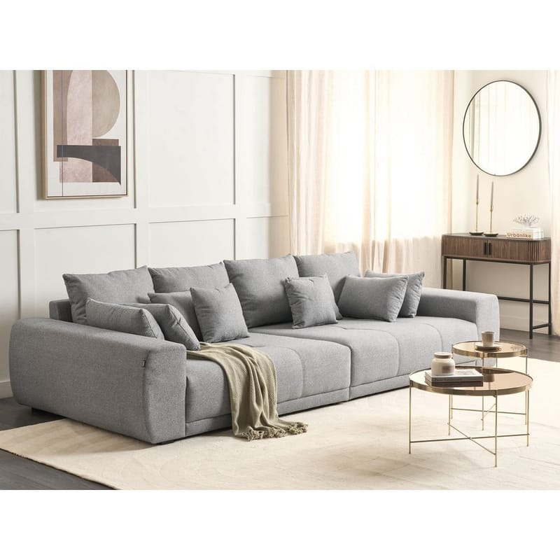 4-sits soffa Torpo - Grå, svart - Möbler - Soffa - 4 sits soffa