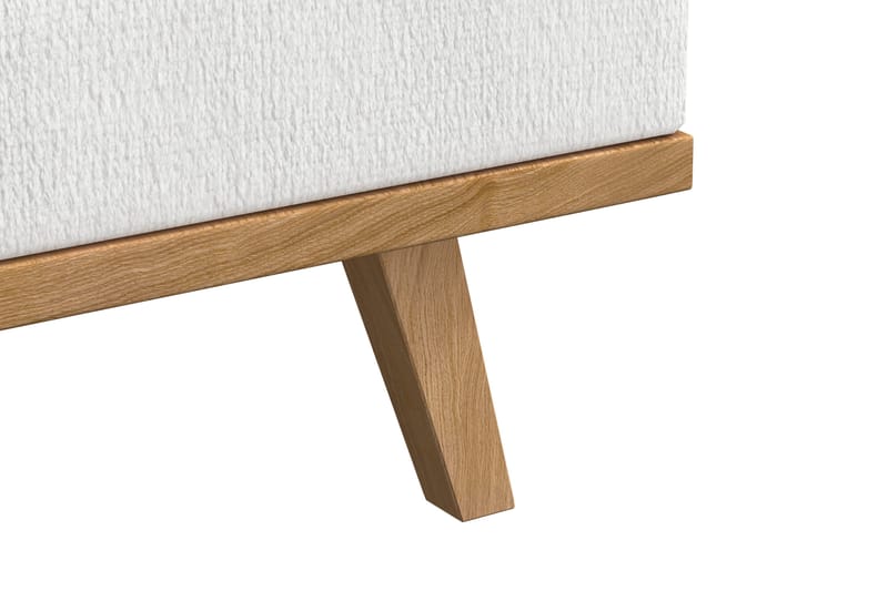 Vanlig Soffa utan divan & schäslong Scandinavian Choice Copenhagen 4-sits Soffa Ace 1, White Fabric Oak - Möbler - Soffa - 4 sits soffa