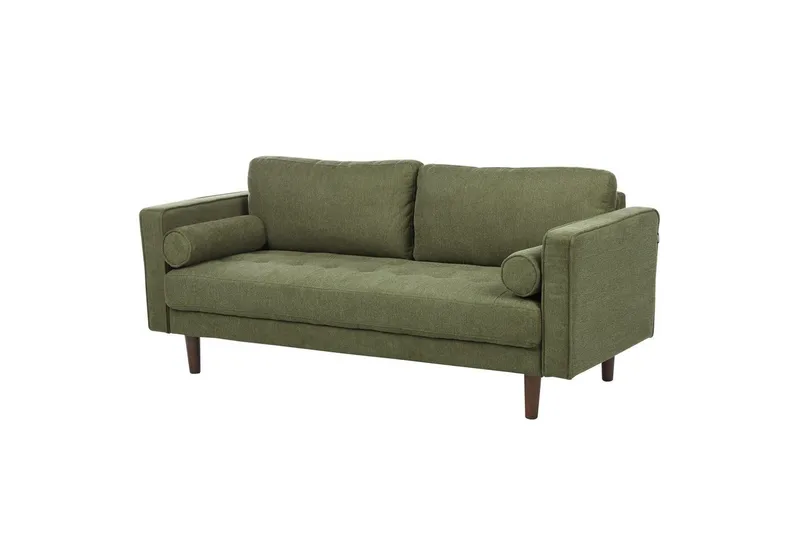 4-sits Soffgrupp Nurmo Grönt/mörkt trä - Grönt/mörkt trä - Möbler - Soffa - Soffgrupp
