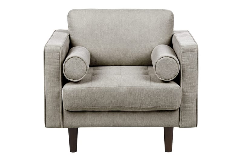 4-sits Soffgrupp Nurmo Taupe/mörkt trä - Taupe/mörkt trä - Möbler - Soffa - Soffgrupp