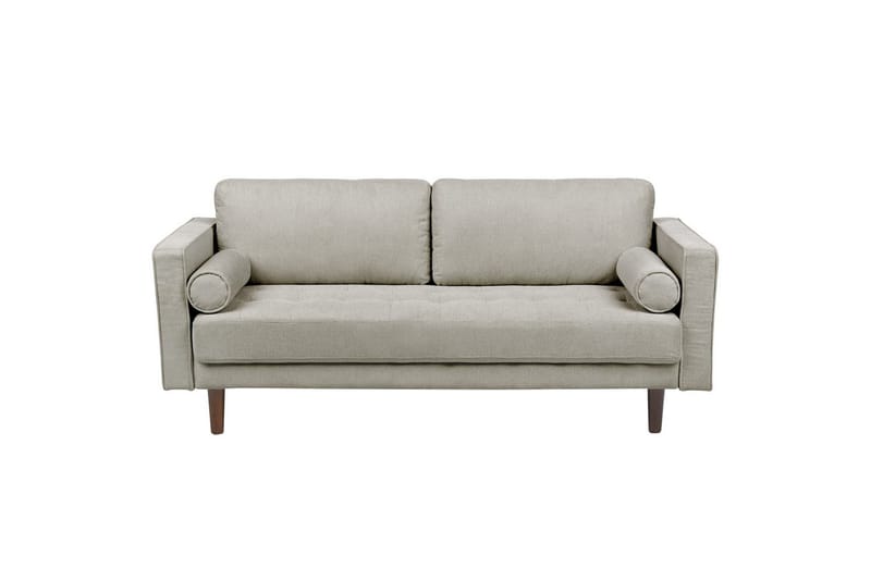4-sits Soffgrupp Nurmo Taupe/mörkt trä - Taupe/mörkt trä - Möbler - Soffa - Soffgrupp