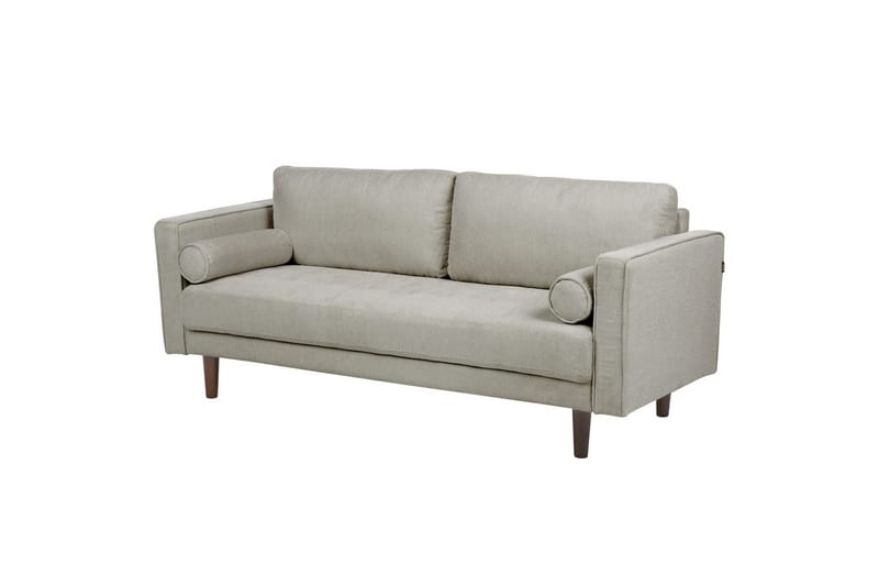 4-sits Soffgrupp Nurmo Taupe/mörkt trä - Taupe/mörkt trä - Möbler - Soffa - Soffgrupp
