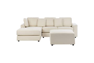 4-sitssoffa Kohlo Beige/svart, Högervänd