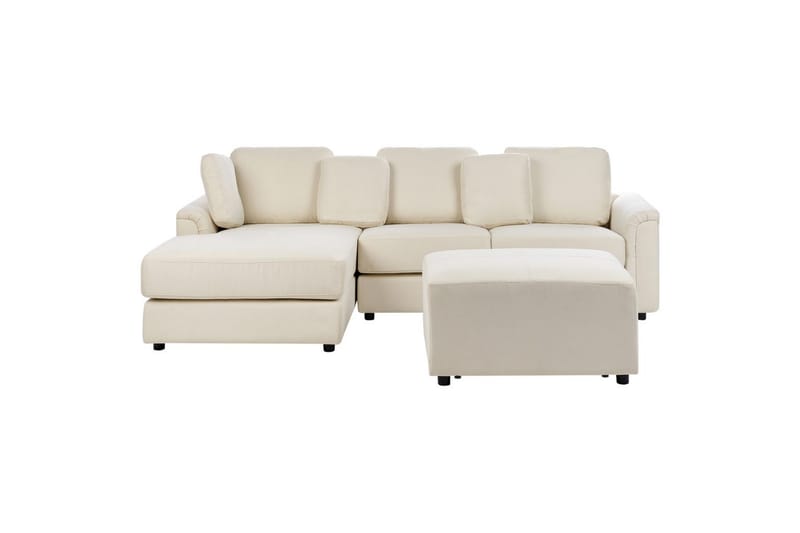 4-sitssoffa Kohlo Beige/svart, Högervänd - Beige/svart, Högervänd - Möbler - Soffa - Soffgrupp