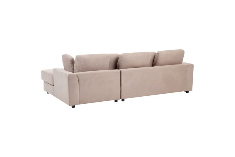 4-sitssoffa Kohlo Taupe/svart, Vänstervänd - Taupe/svart, Vänstervänd - Möbler - Soffa - Soffgrupp
