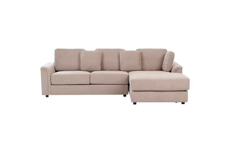 4-sitssoffa Kohlo Taupe/svart, Vänstervänd - Taupe/svart, Vänstervänd - Möbler - Soffa - Soffgrupp