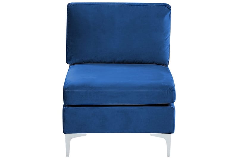 4-sitssoffa med fotpall Evja Blå - Blå - Möbler - Soffa - Soffgrupp