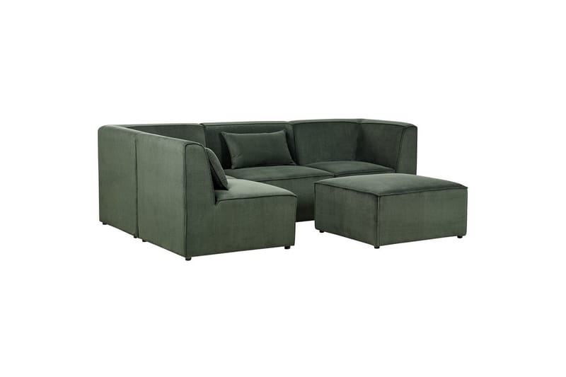 4-sitssoffa med fotpall Lemvig Grön, Högervänd - Grön, Högervänd - Möbler - Soffa - Soffgrupp
