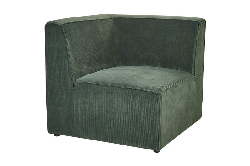 4-sitssoffa med fotpall Lemvig Grön, Vänstervänd - Grön, Vänstervänd - Möbler - Soffa - Soffgrupp