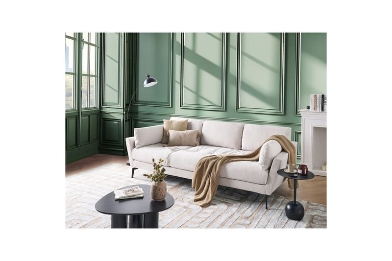 4-sitssoffa Nenola Beige, svart - Beige - Möbler - Soffa - Soffgrupp