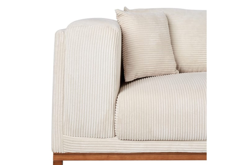 4-sitssoffa Veng Beige, ljust trä - Beige, ljust trä - Möbler - Soffa - Soffgrupp