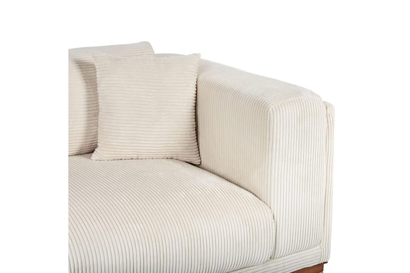 4-sitssoffa Veng Beige, ljust trä - Beige, ljust trä - Möbler - Soffa - Soffgrupp
